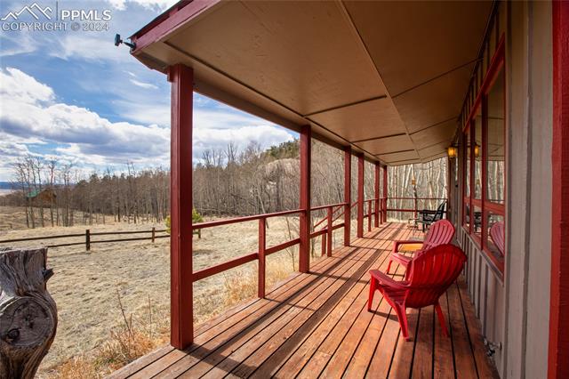 771 Topaz Road Lake George, CO 80827 - Photo 30 of 40 Covered front porch.