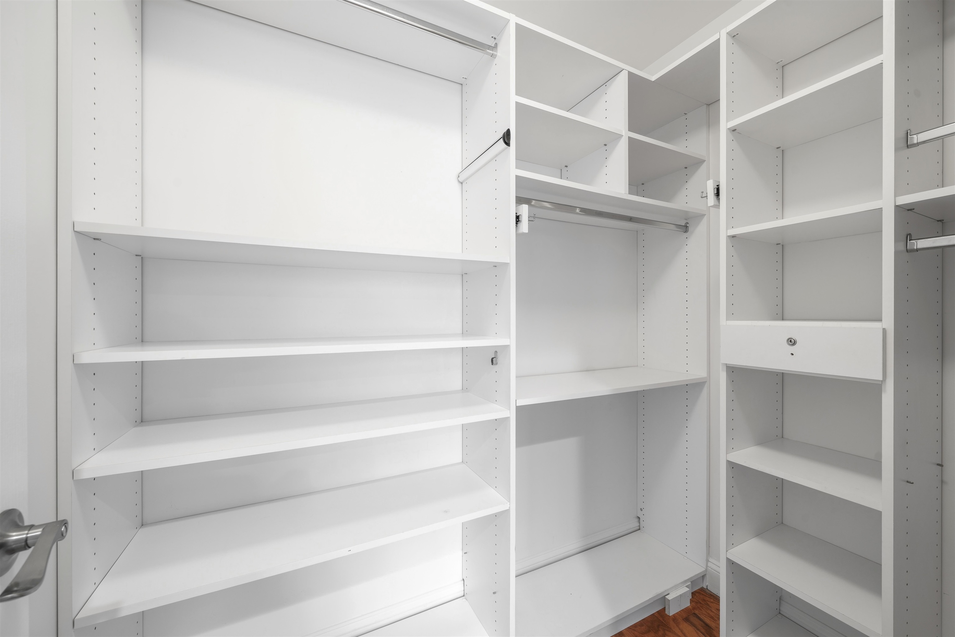 70 Adams Street, Unit 2F Hoboken, NJ 07030 - Photo 10 of 20 a view of walk in closet with empty racks