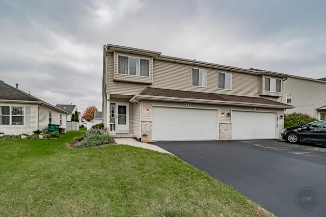 a house view with a garden space