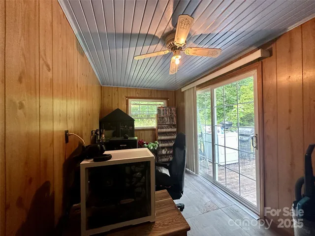 a room with furniture and window