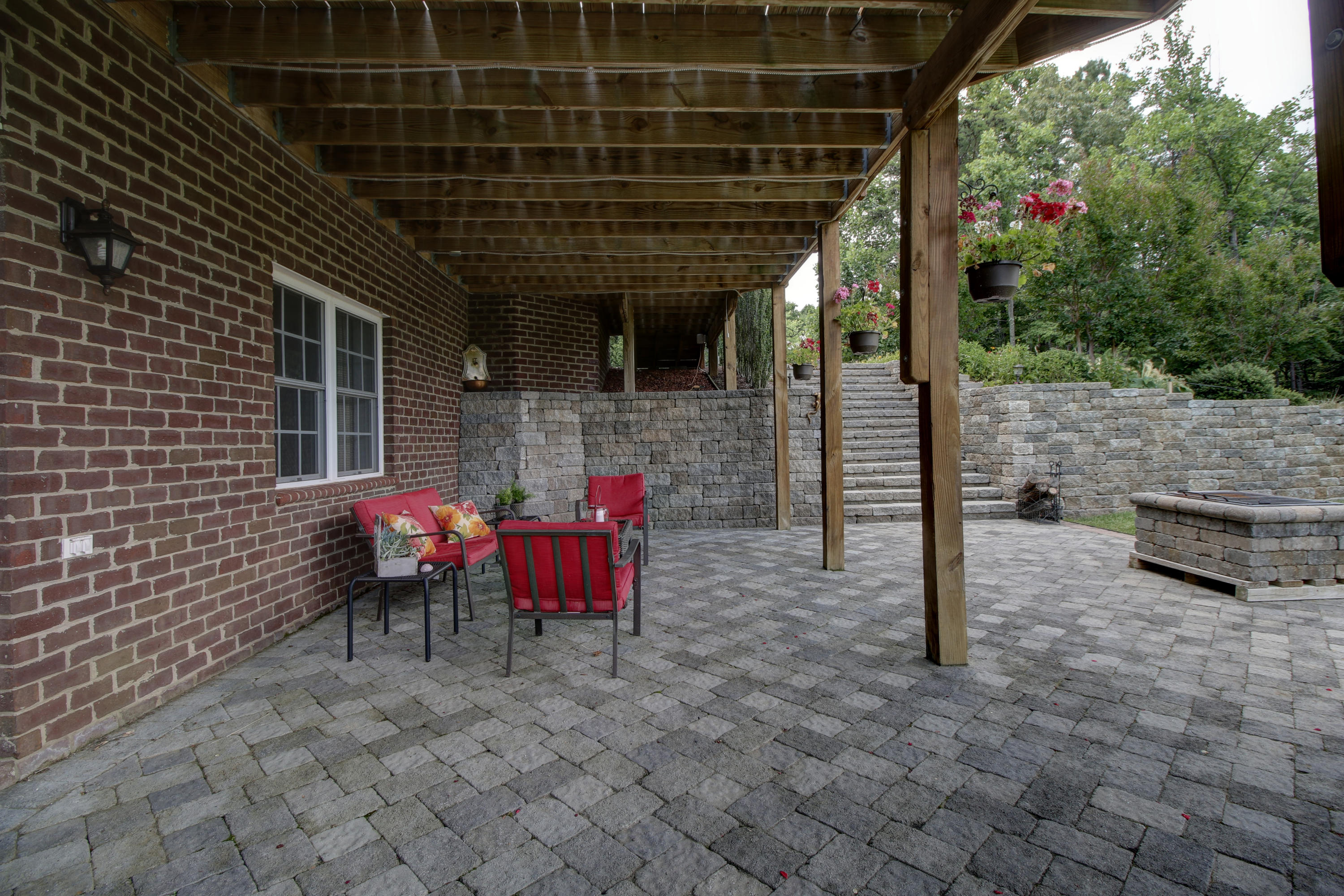412 Thornblade Way Blue Ridge, VA 24064 - Photo 36 of 47 a view of a porch with chairs