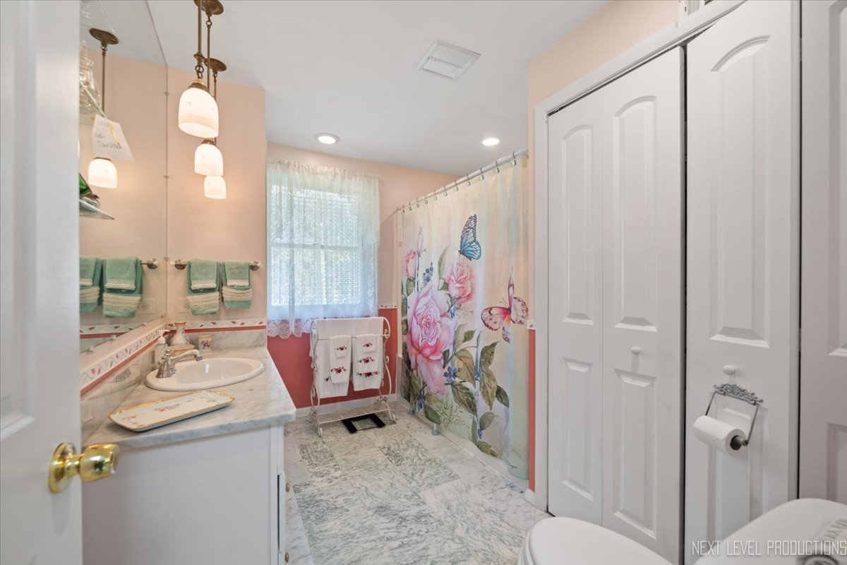 7N384 Whispering Willows Street St. Charles, IL 60174 - Photo 15 of 48 a bathroom with a sink vanity mirror and shower