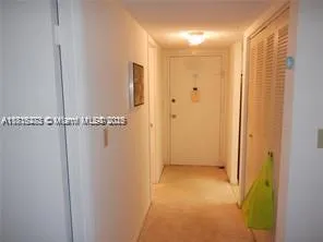 a view of closet area