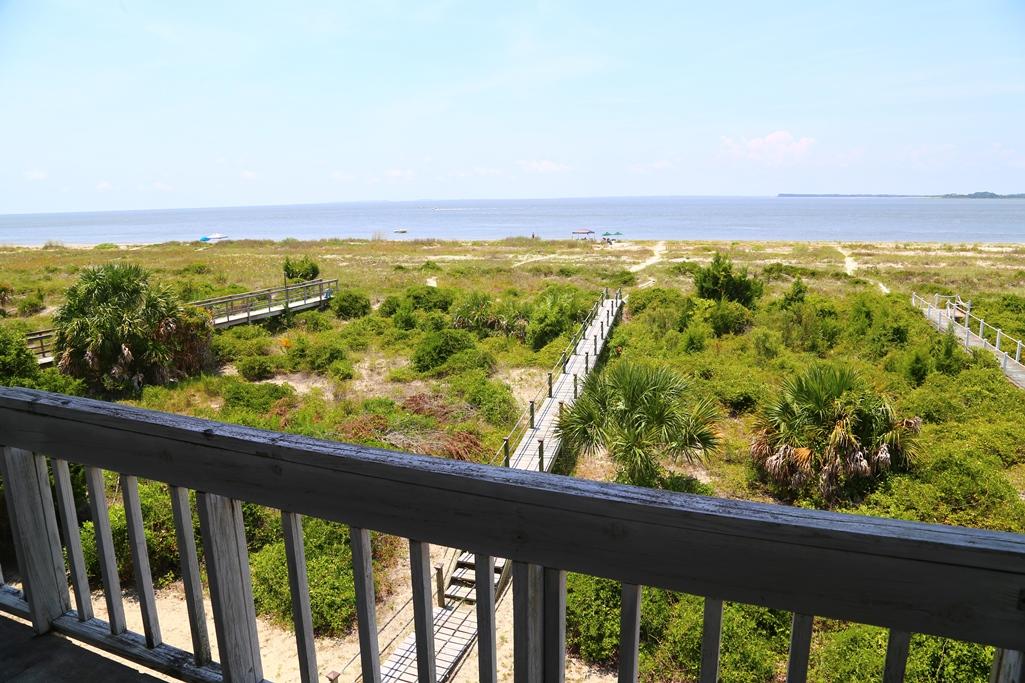 3530 Yacht Club Road Edisto Beach, SC 29438 - Photo 19 of 22 Beach view from upper porch