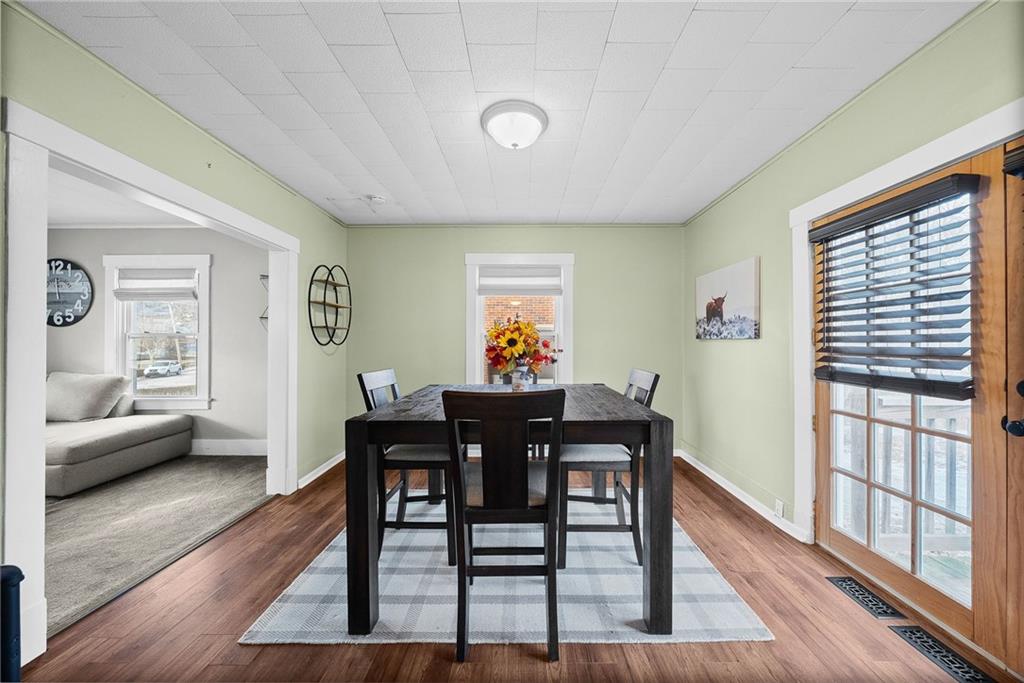 180 Hinkel Road Pittsburgh, PA 15229 - Photo 12 of 45 a view of a dining room with furniture window and wooden floor