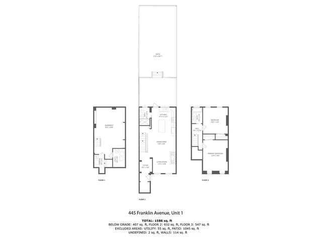 $7,250 | 445 Franklin Avenue, Unit 1 | Bedford-Stuyvesant