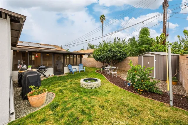 a front view of a house with patio
