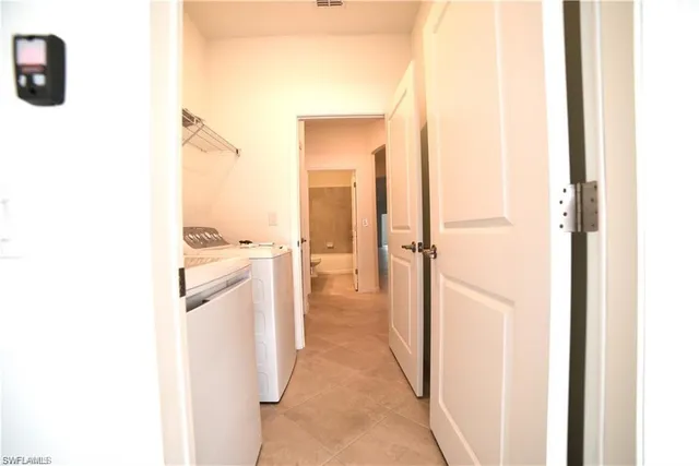 a view of an empty room