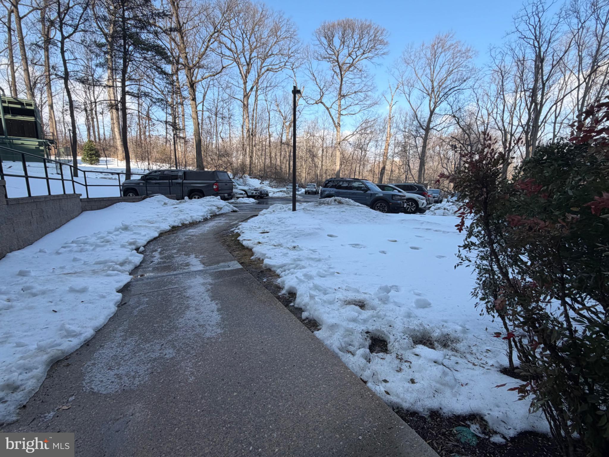 5225 Pooks Hill Road, Unit C29N Bethesda, MD 20814 - Photo 28 of 54 a view of a yard with snow on the road
