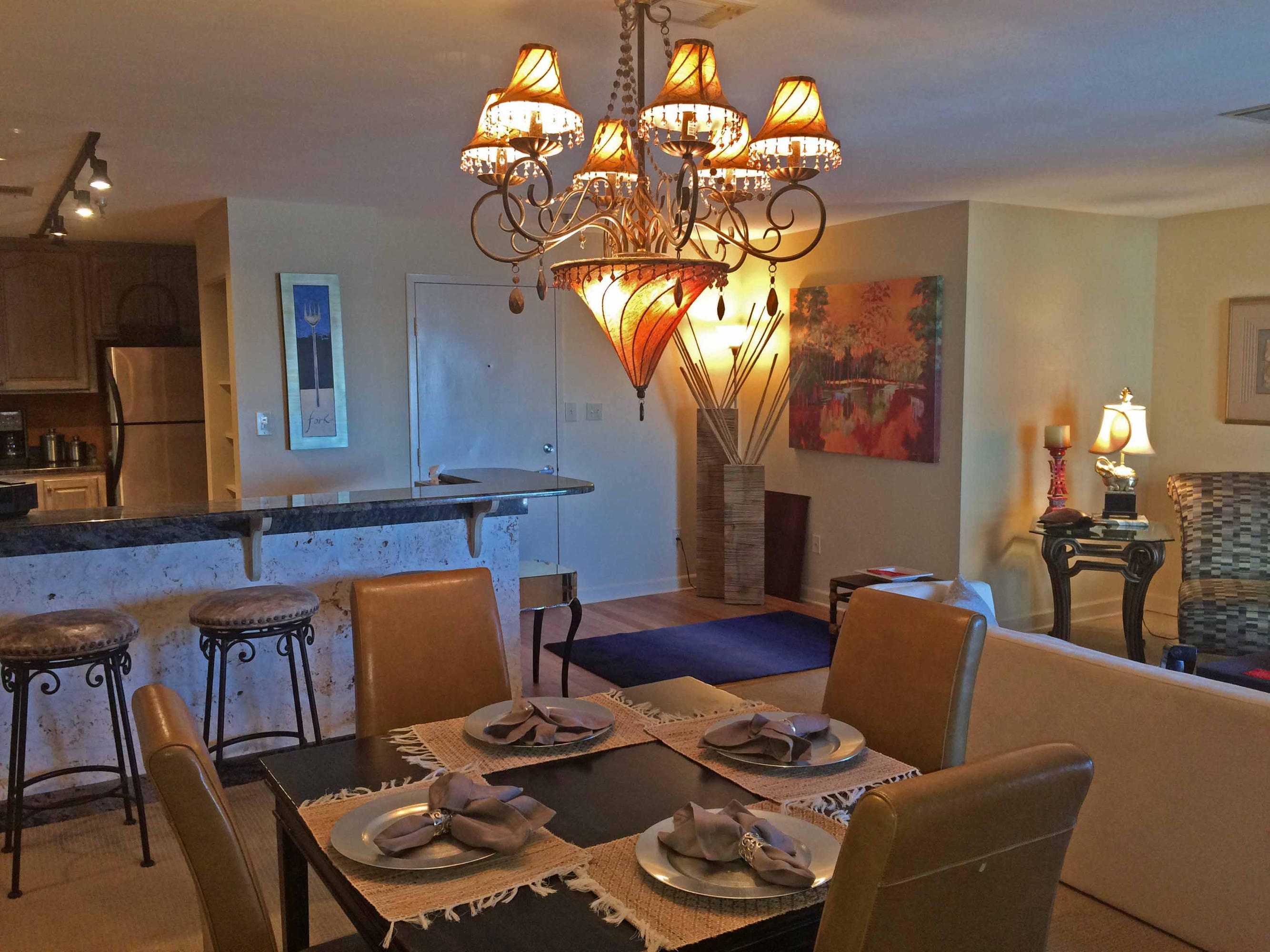 dining living kitchen