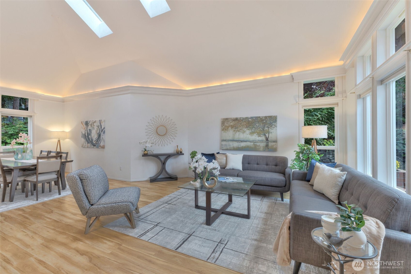 311 Keach Loop Steilacoom, WA 98388 - Photo 8 of 38 a living room with furniture and a large window