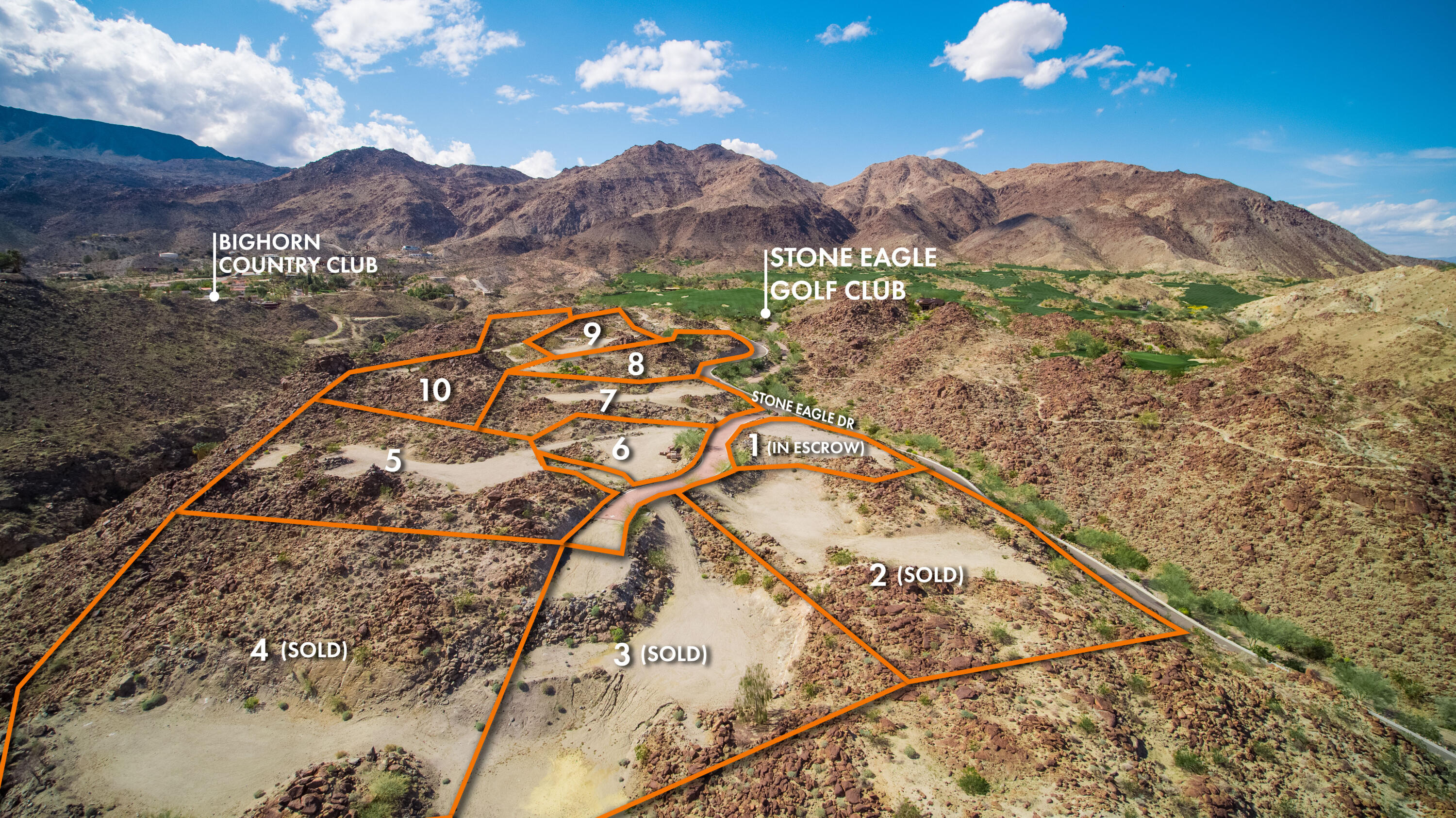0 Lot 7 Nighthawk Road Palm Desert, CA 92260 - Photo 3 of 10 Nighthawk-Site Plan Aerial