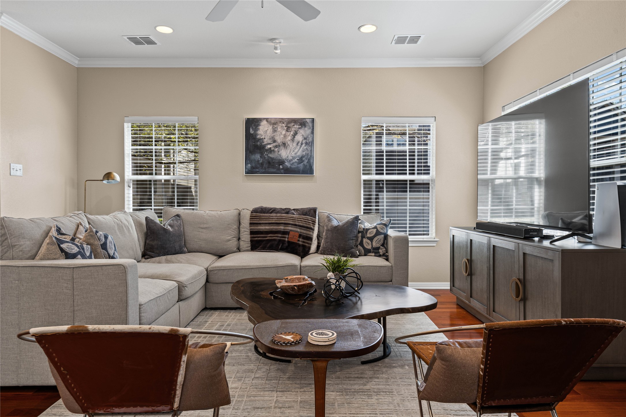 411 West St Elmo Road, Unit 24 Austin, TX 78745 - Photo 9 of 29 a living room with furniture and a window