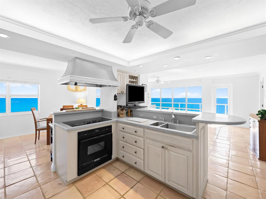 3400 Galt Ocean Drive, Unit 1202S Fort Lauderdale, FL 33308 - Photo 12 of 36 a kitchen with a stove and a sink
