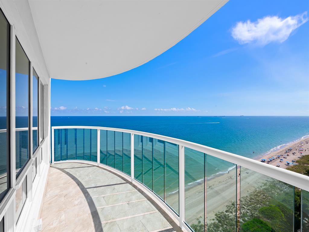 3400 Galt Ocean Drive, Unit 1202S Fort Lauderdale, FL 33308 - Photo 10 of 36 a view of balcony with furniture