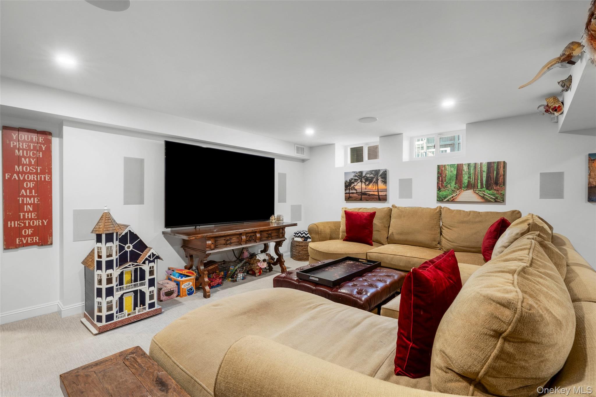 58 Burkewood Road Mount Vernon, NY 10552 - Photo 30 of 43 a living room with furniture and a flat screen tv