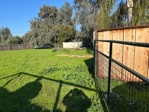 a view of an outdoor space and a yard