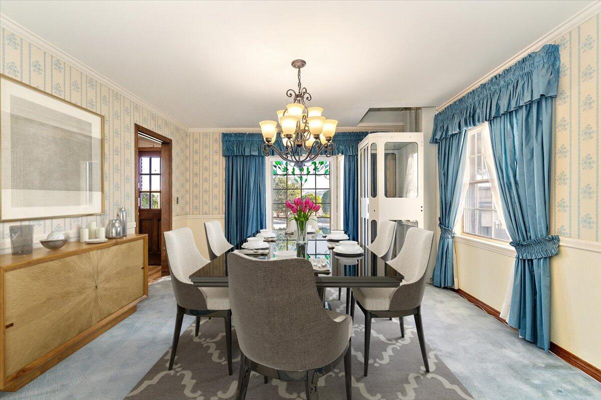13292 Revello Road Redlands, CA 92373 - Photo 22 of 81 a view of a dining room with furniture window and wooden floor