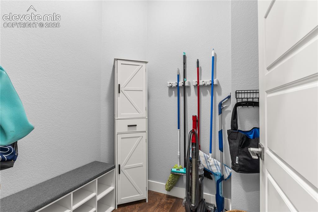 12781 Granite Ridge Drive Peyton, CO 80831 - Photo 22 of 41 The mudroom is perfectly located and has plenty of storage for your drop zone.