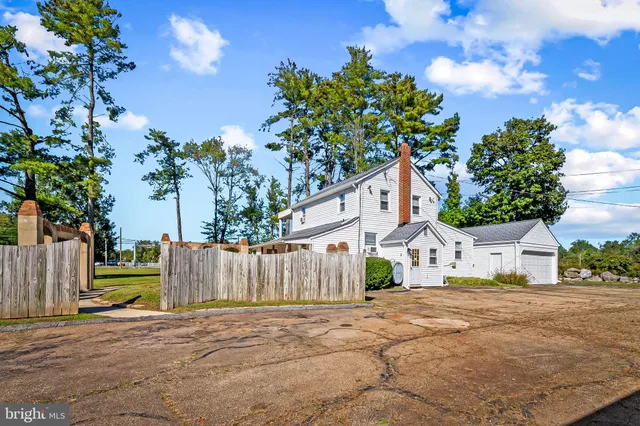 a house view with a street