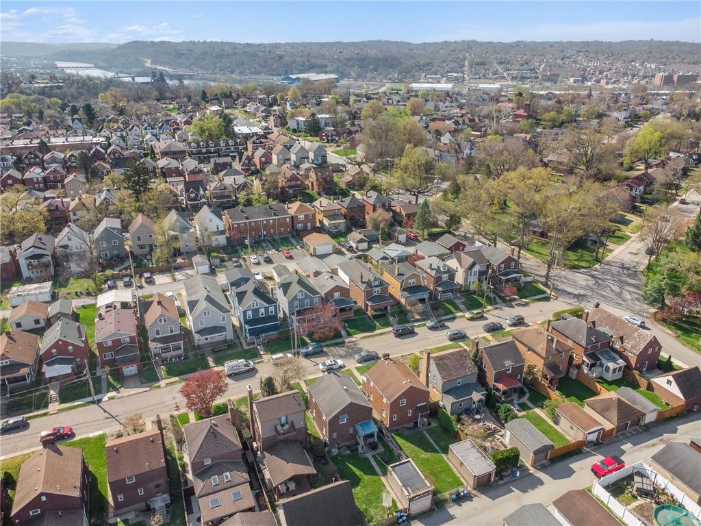 317 Raymond Street Pittsburgh, PA 15218 - Photo 35 of 36 an aerial view of a city with lots of residential buildings