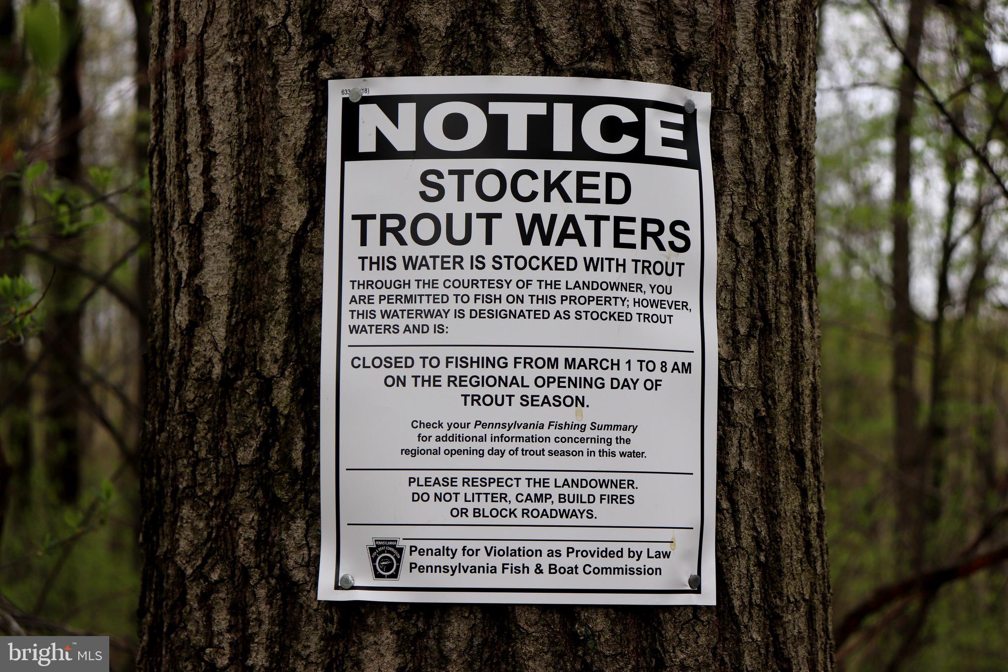 232 Wesley Road Quarryville, PA 17566 - Photo 62 of 69 Stream is stocked with trout.