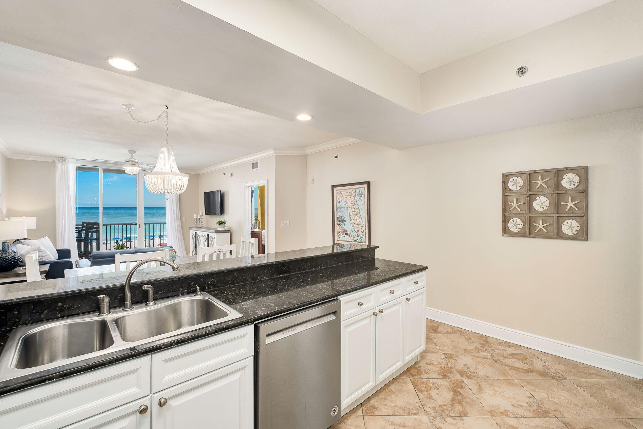 1150 Santa Rosa Boulevard, Unit 305 Fort Walton Beach, FL 32548 - Photo 20 of 43 a kitchen with a sink and a stove top oven
