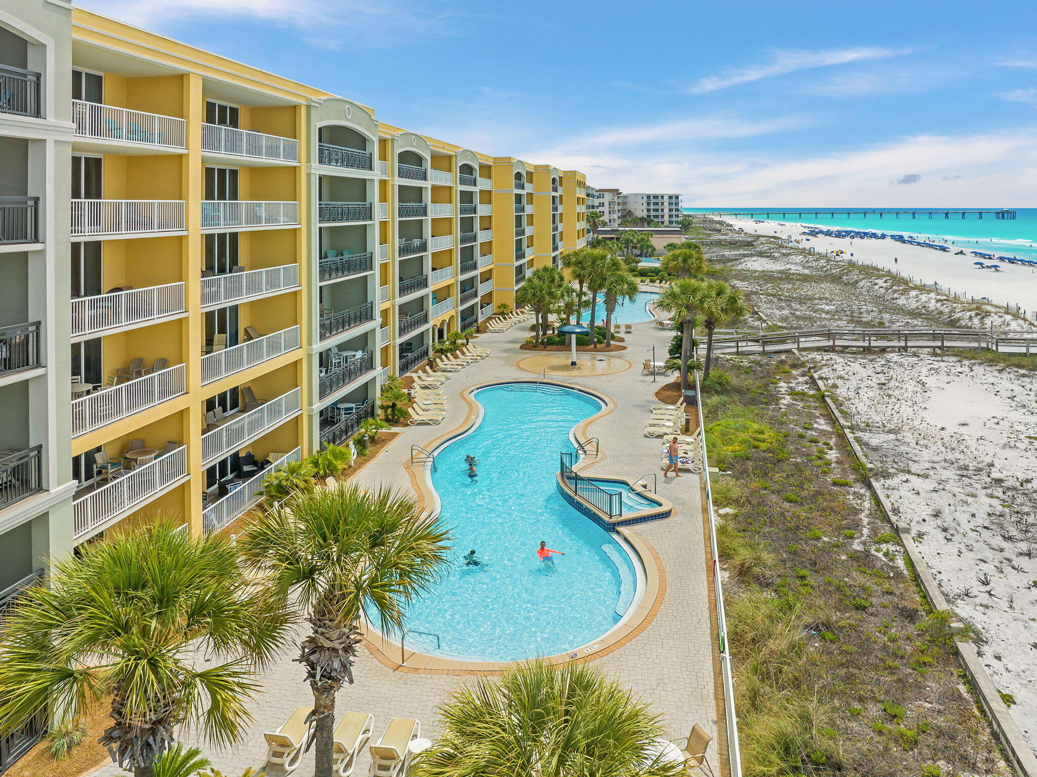 1150 Santa Rosa Boulevard, Unit 305 Fort Walton Beach, FL 32548 - Photo 31 of 43 a view of swimming pool with a terrace