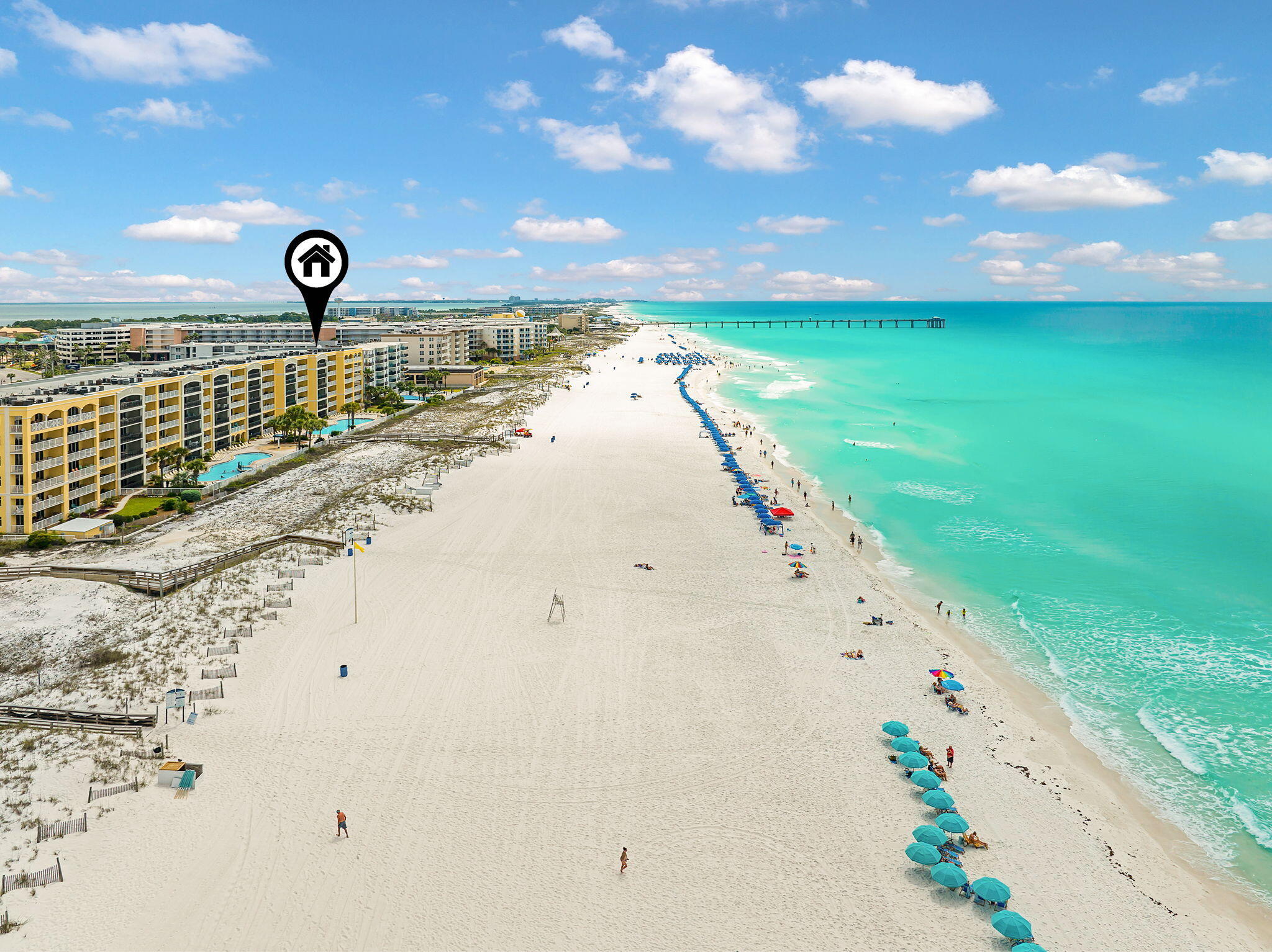 1150 Santa Rosa Boulevard, Unit 305 Fort Walton Beach, FL 32548 - Photo 40 of 43 a view of beach and ocean