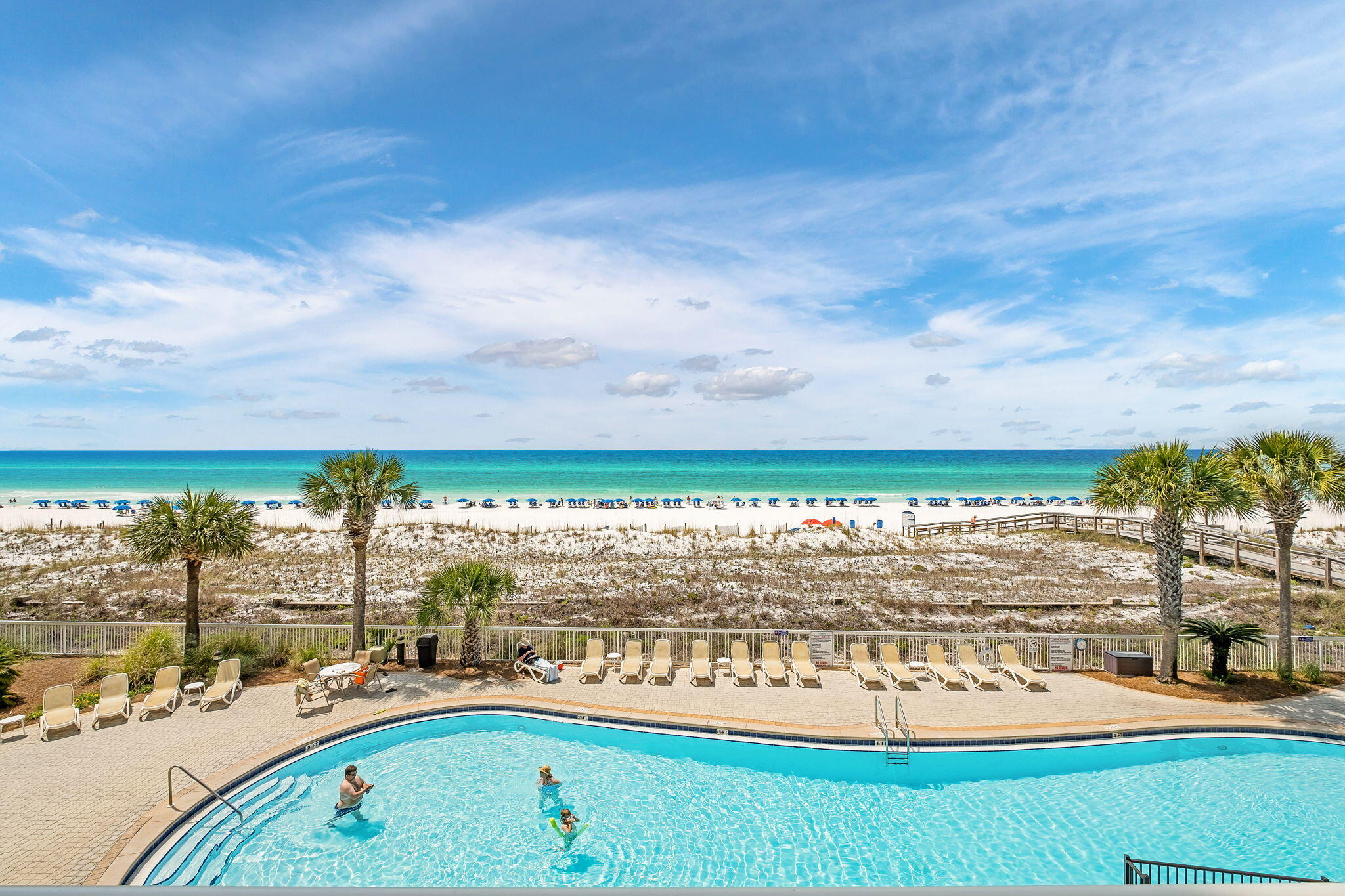 1150 Santa Rosa Boulevard, Unit 305 Fort Walton Beach, FL 32548 - Photo 6 of 43 a view of swimming pool from a balcony