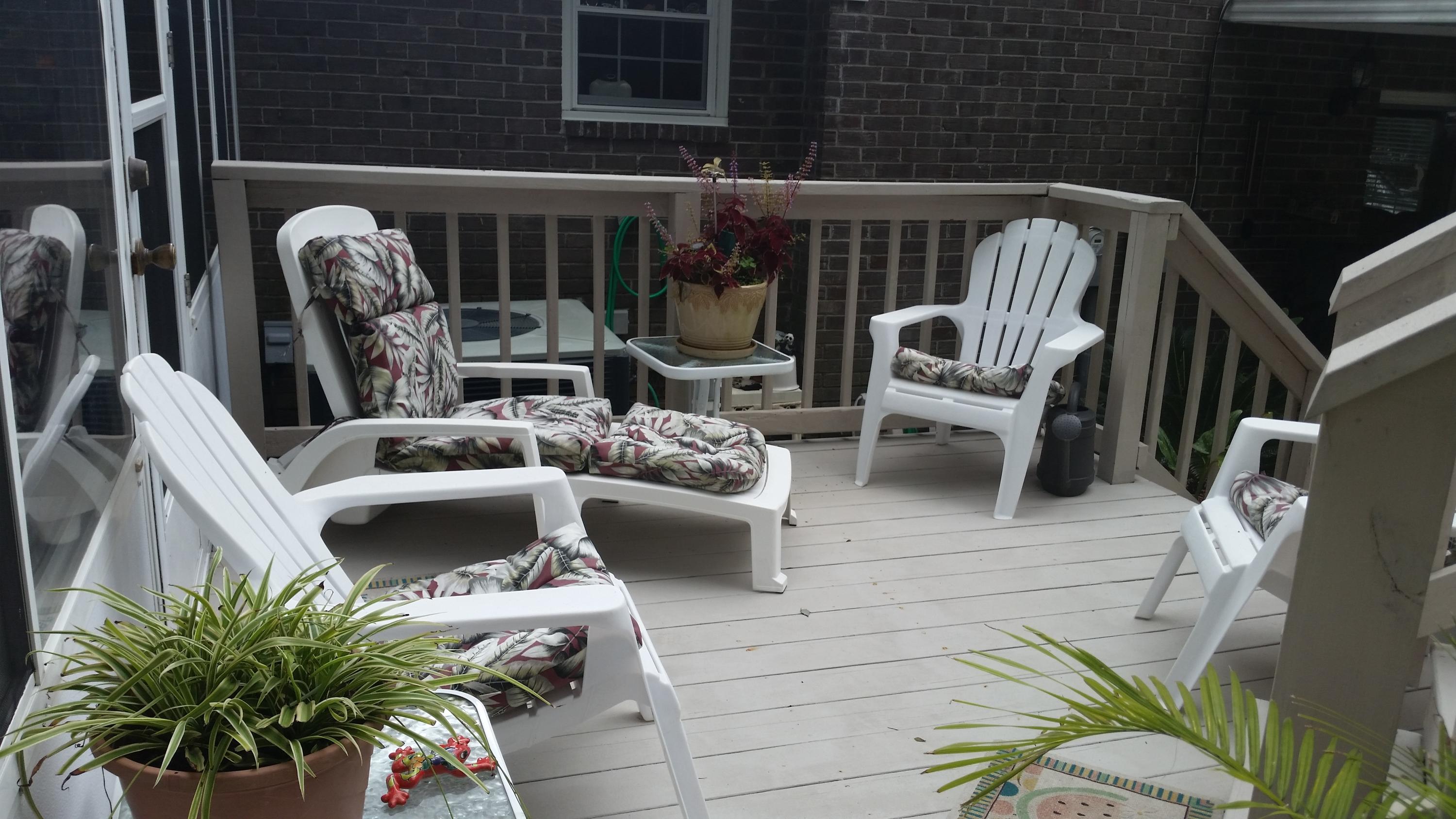 211 Jimbo Road Summerville, SC 29485 - Photo 19 of 24 DECK AREA NEXT TO POOL