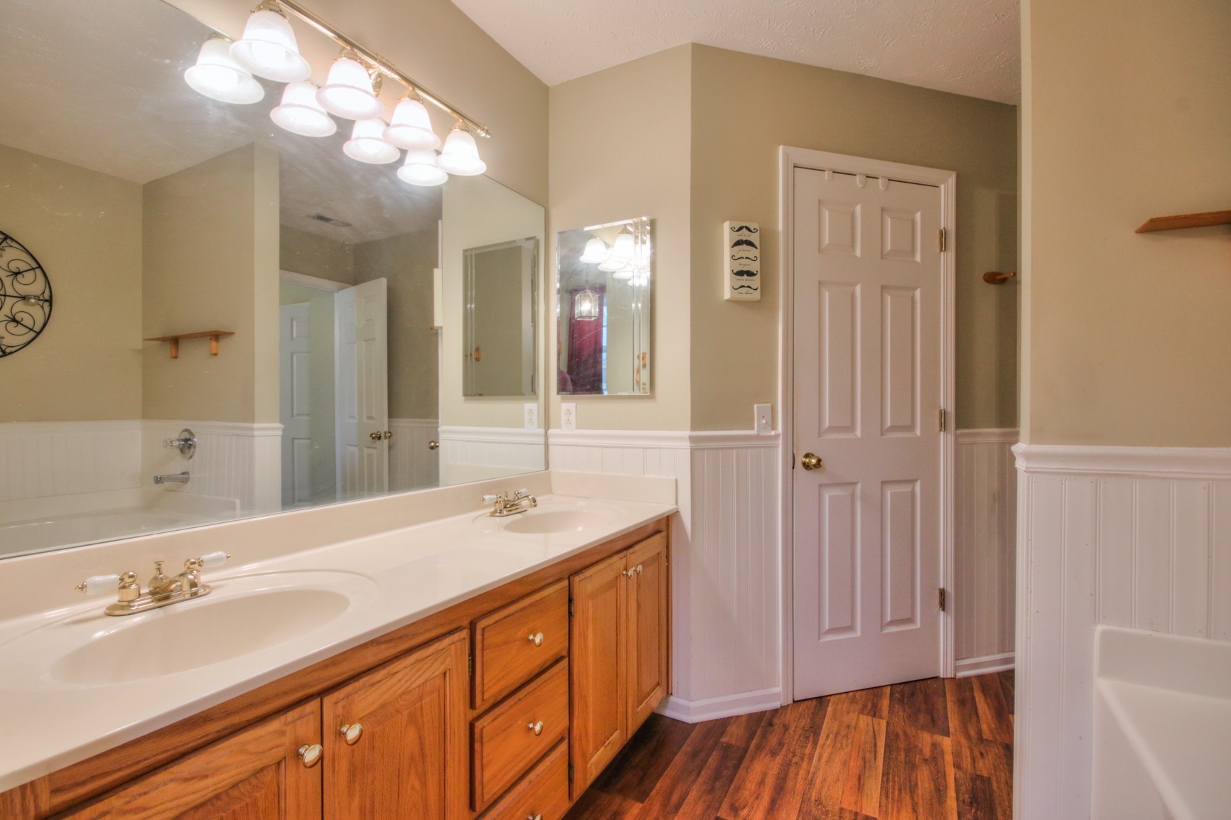1031 Compton Road Murfreesboro, TN 37130 - Photo 9 of 21 a bathroom with a sink and a mirror