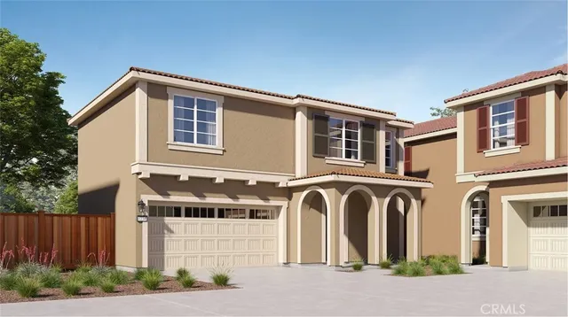 a front view of a house with balcony