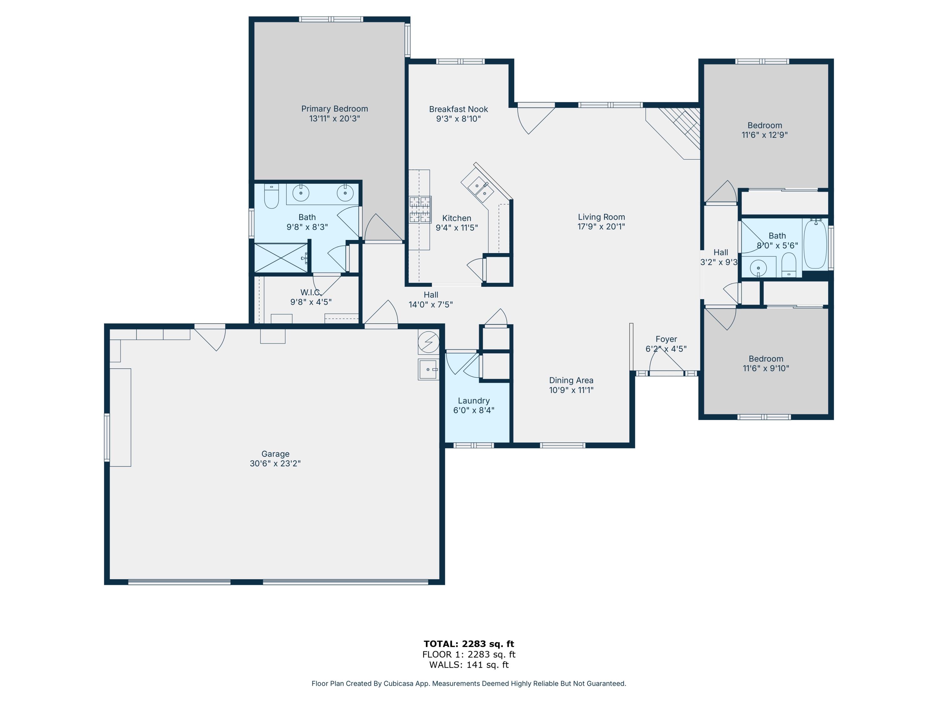 22336 Golftime Drive Palo Cedro, CA 96073 - Photo 61 of 61 2D Floor Plan for 22336 Golftime Drive