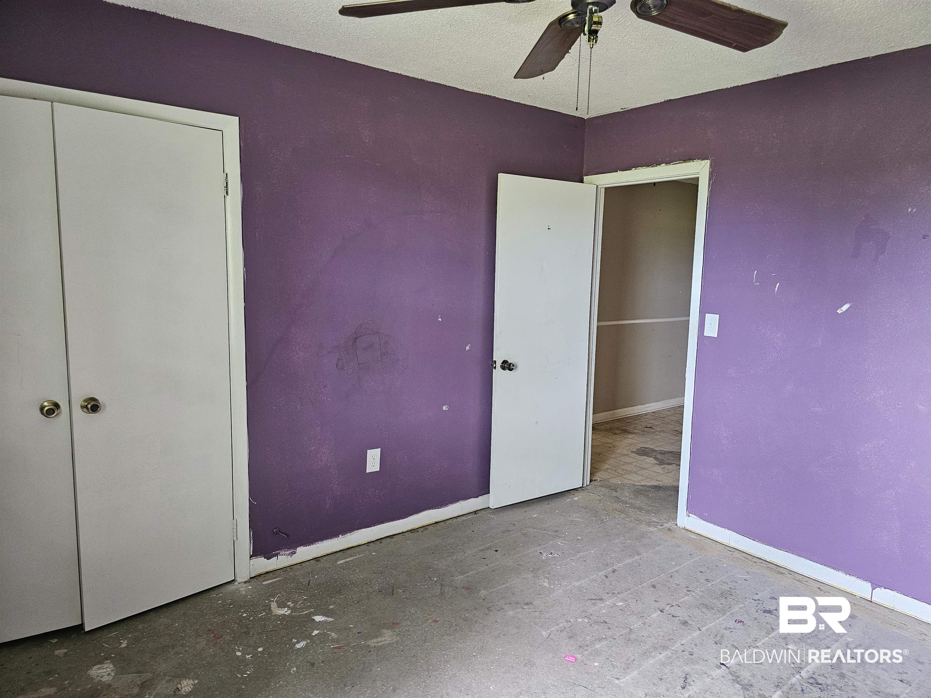 59575 Lottie Road Atmore, AL 36502 - Photo 17 of 23 Unfurnished bedroom with baseboards and a ceiling fan