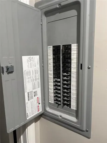 a view of a yard with green space