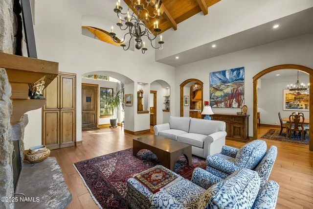 a fireplace with a clock on top of it