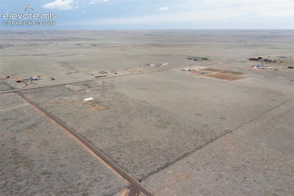 33455 Fossinger Road Yoder, CO 80864 - Photo 17 of 30 Aerial view with a rural view