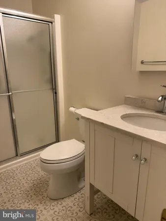 a bathroom with a sink and a vanity