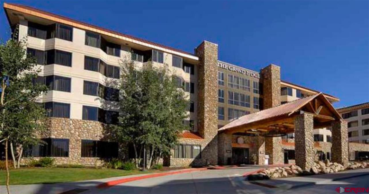 a front view of a building