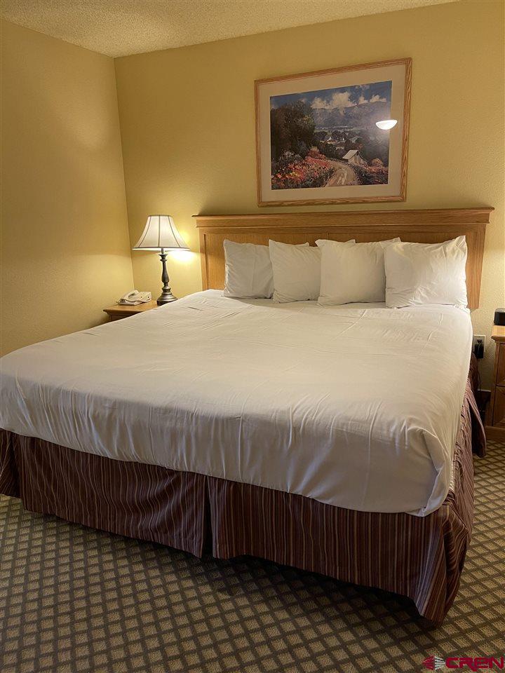 6 Emmons Road, Unit 269 Crested Butte, CO 81225 - Photo 5 of 18 a bedroom with a bed and painting on the wall