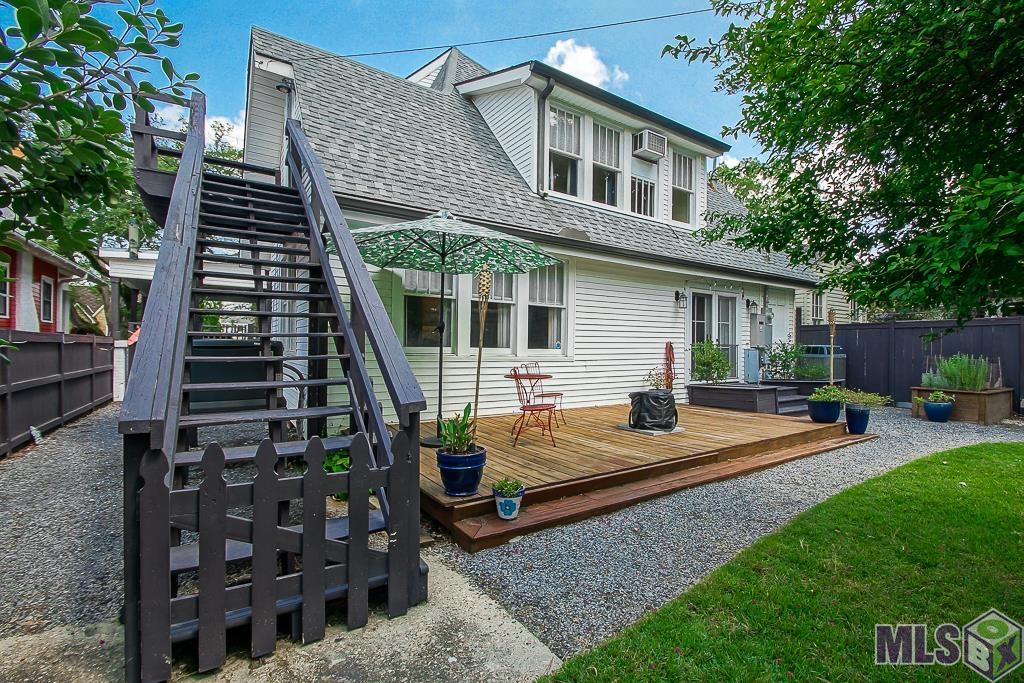 2048 Myrtle Avenue Baton Rouge, LA 70806 - Photo 26 of 30 Backyard with Fruit Trees Raised Beds and Deck