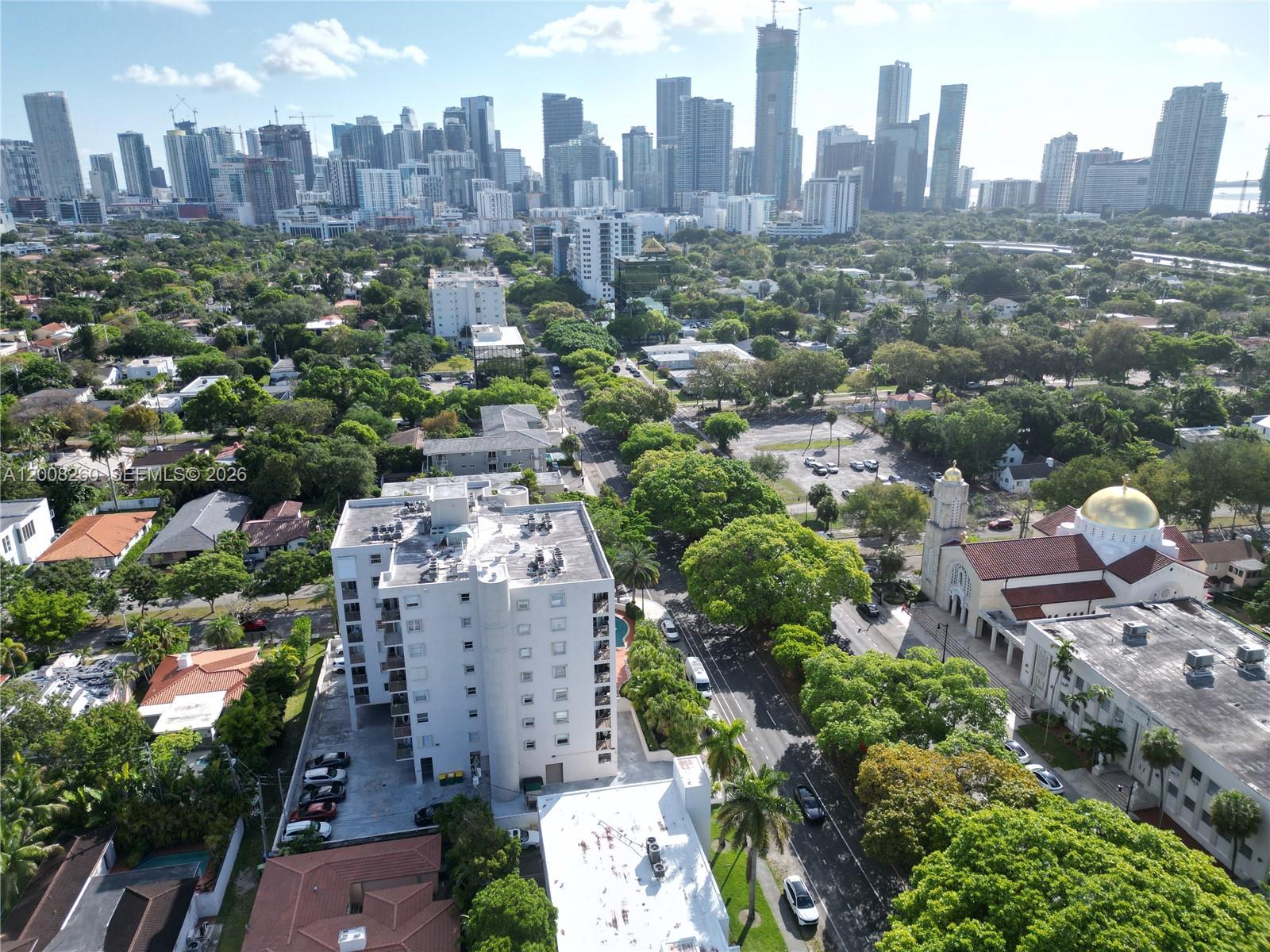 2400 Southwest 3rd Avenue, Unit 601 Miami, FL 33129 - Photo 20 of 21 an aerial view of a city with lots of residential buildings