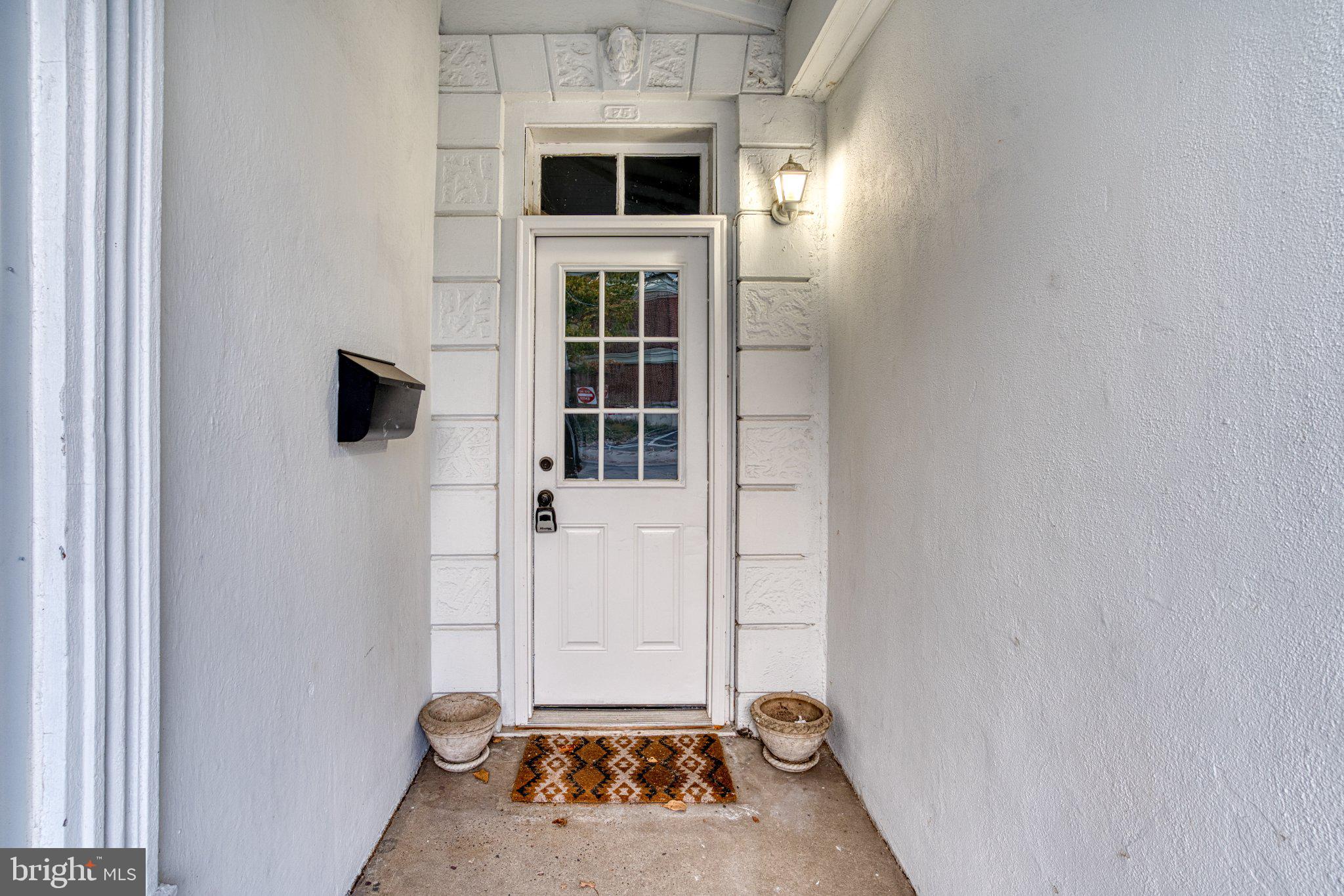 75 Ellis Street Haddonfield, NJ 08033 - Photo 3 of 22 Charming entryway with inviting door.
