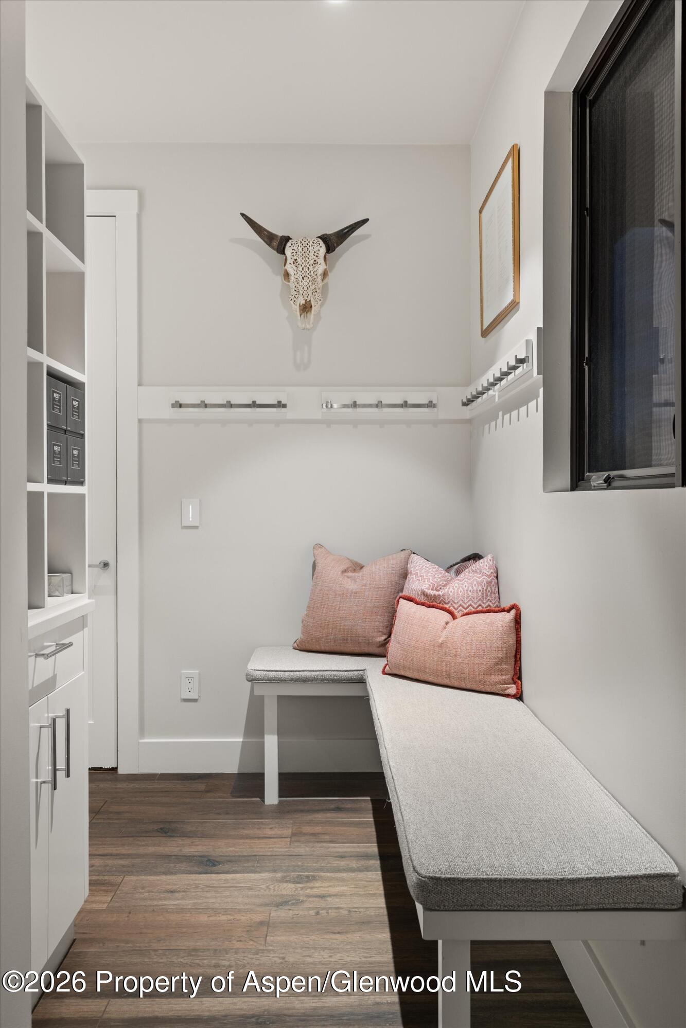 258 Monarch Road Glenwood Springs, CO 81601 - Photo 34 of 73 a room with cabinets and a wooden floor