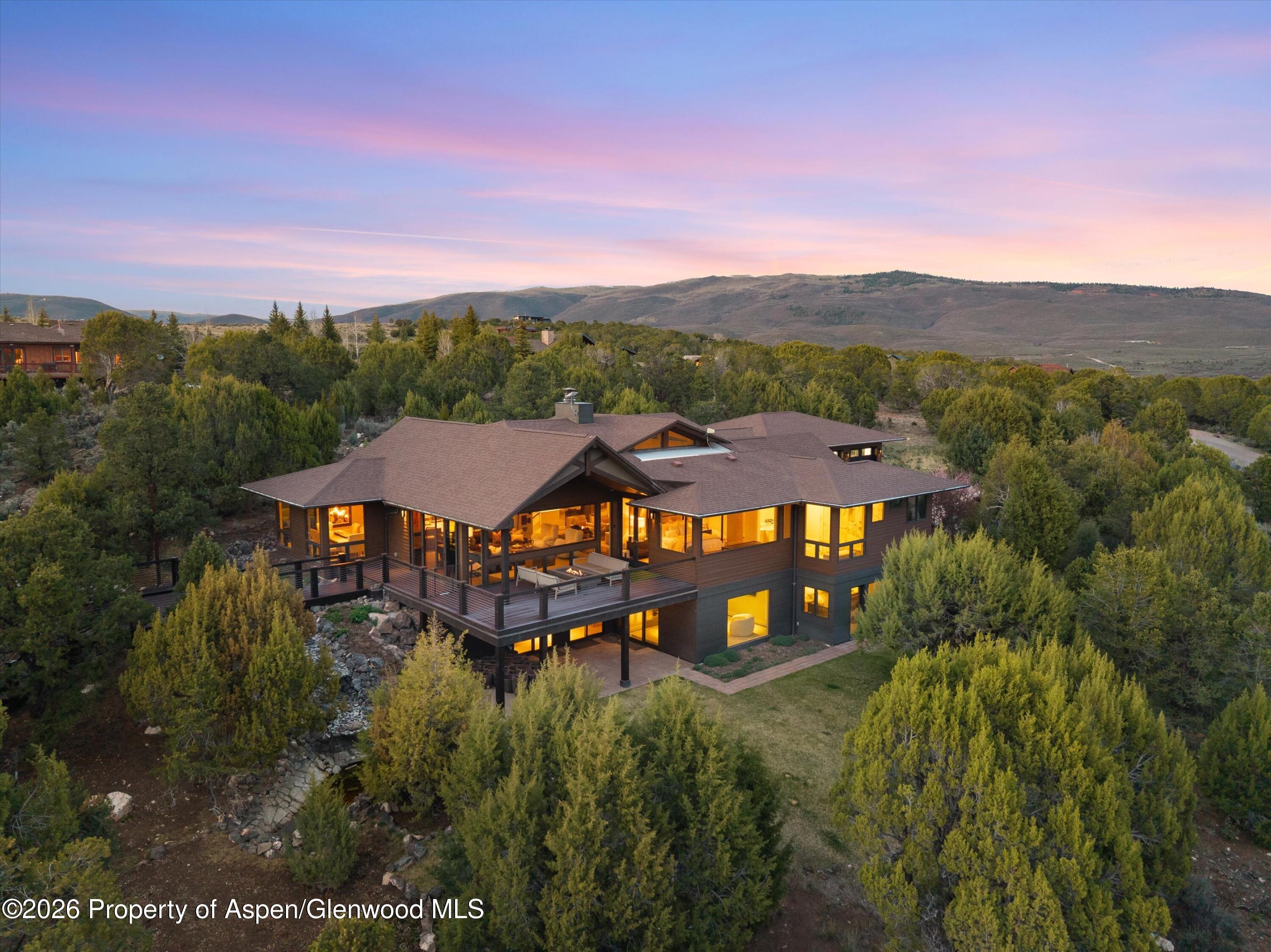 258 Monarch Road Glenwood Springs, CO 81601 - Photo 57 of 73 a aerial view of a house with a big yard