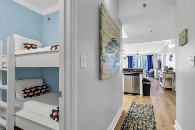 a view of city with ocean