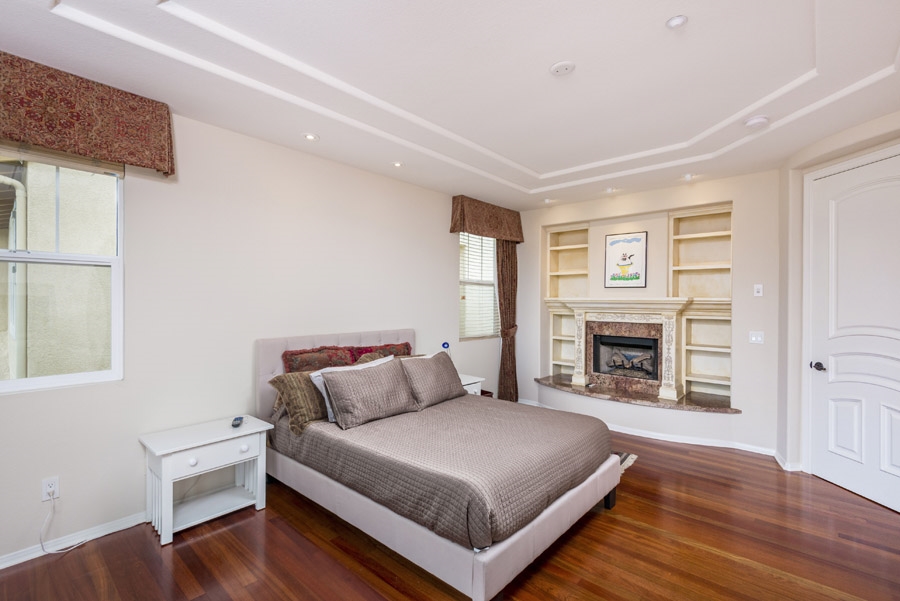1356 Ranch Road Encinitas, CA 92024 - Photo 13 of 25 The master suite is a relaxing retreat offering a remote fireplace.
