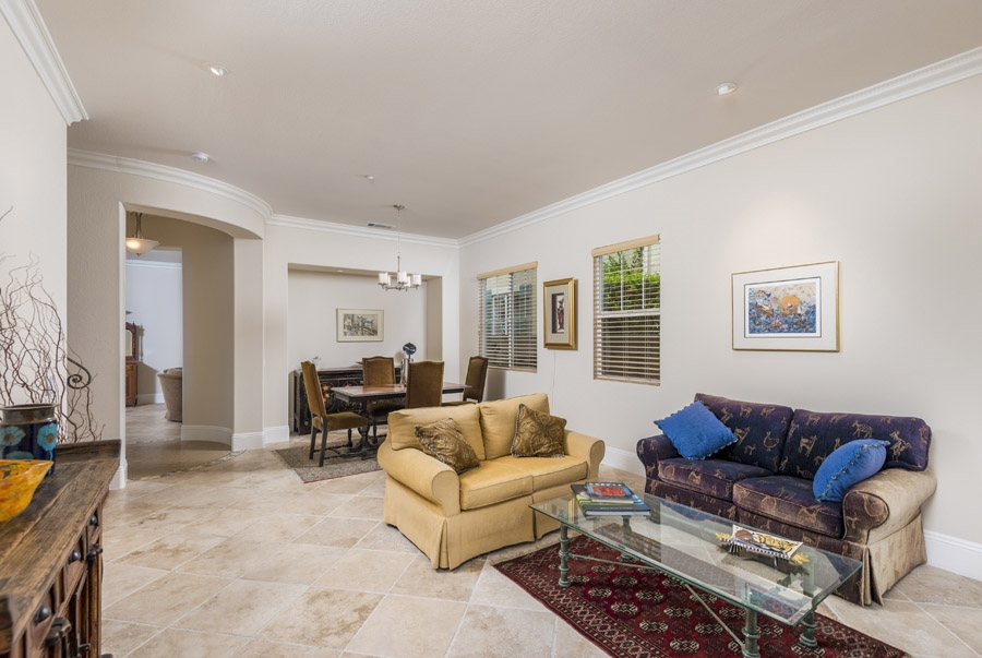 1356 Ranch Road Encinitas, CA 92024 - Photo 5 of 25 Elegant living room and dining area.