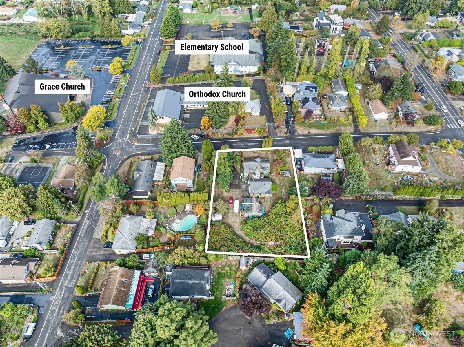 2635 Southwest 104th Street Seattle, WA 98146 - Photo 6 of 16 an aerial view of multiple house